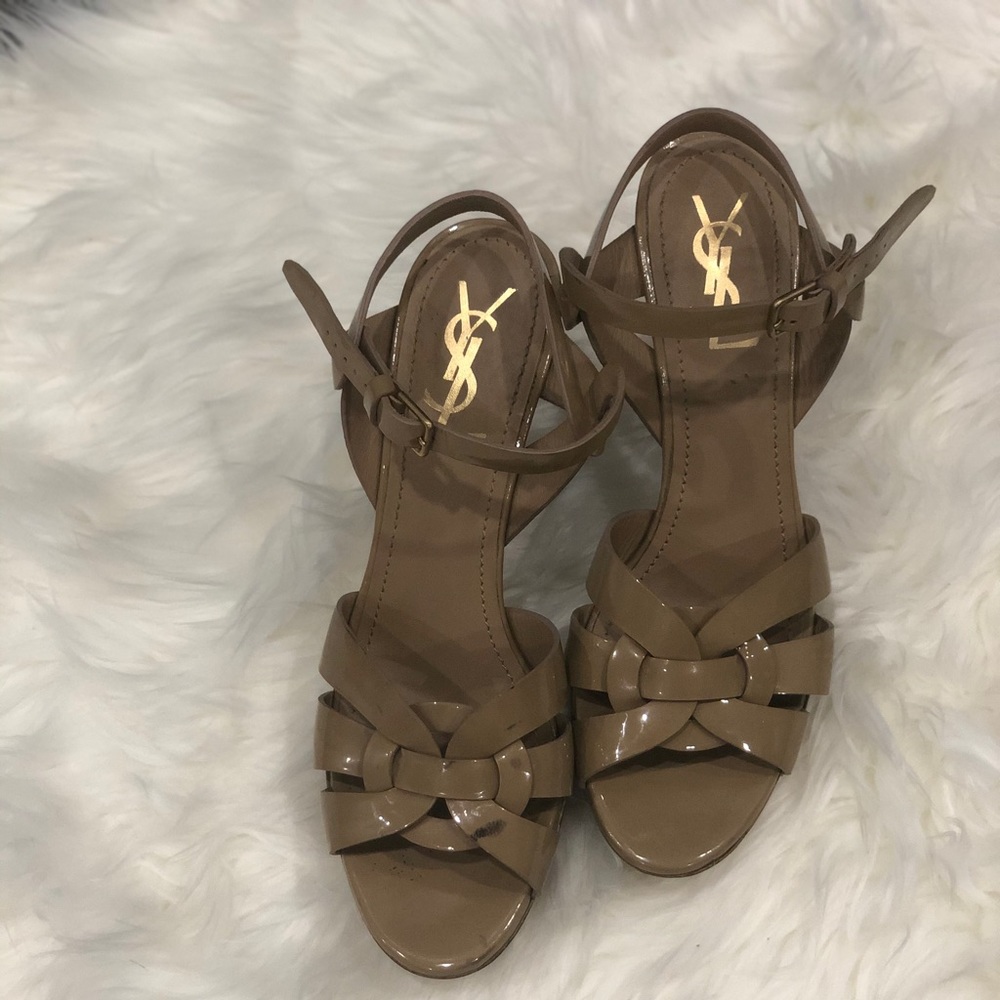 Authenticated YSL Women's Tribute Sandals